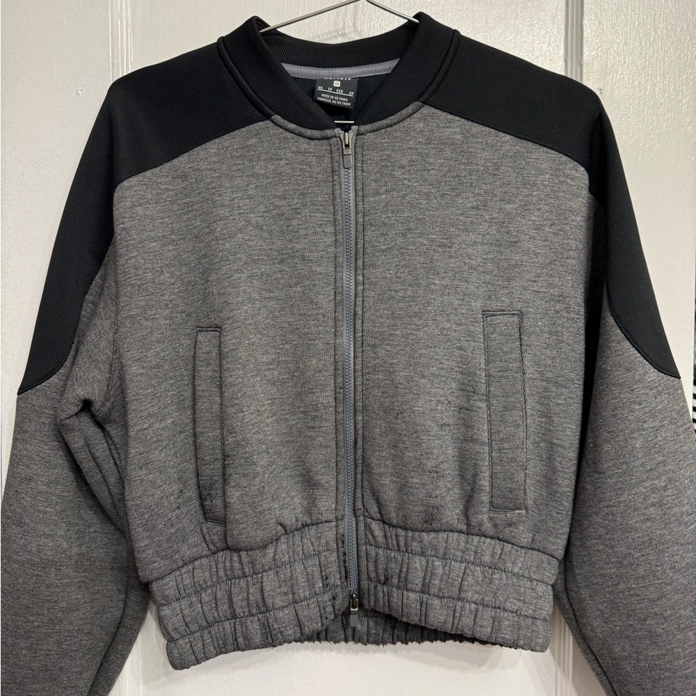 Nike Black and Gray Dri-FIT Jacket